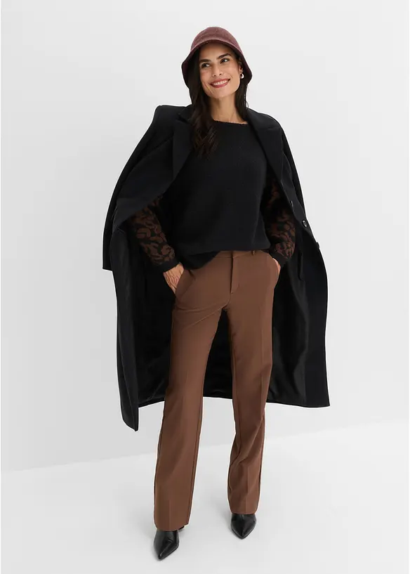 Maglione a trama operata, bonprix