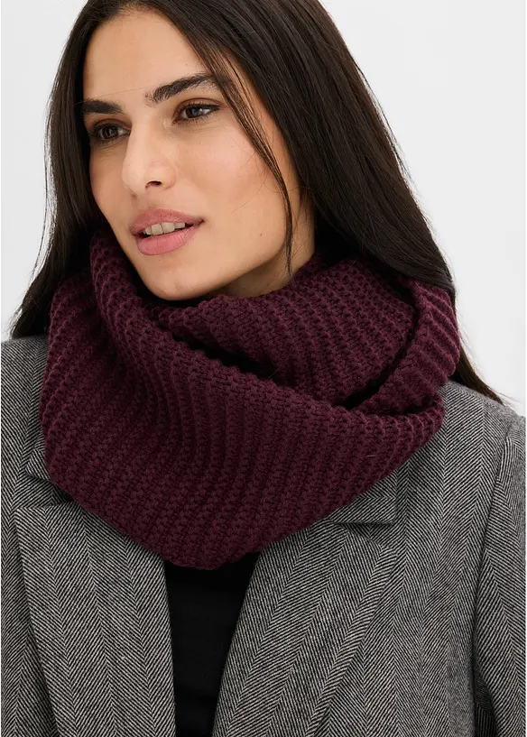 Sciarpa ad anello in maglia, bonprix