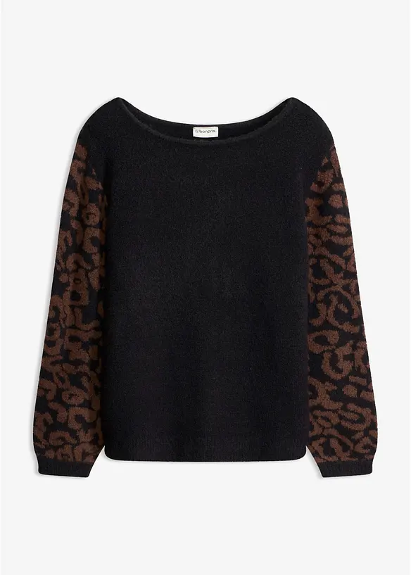 Maglione a trama operata, bonprix