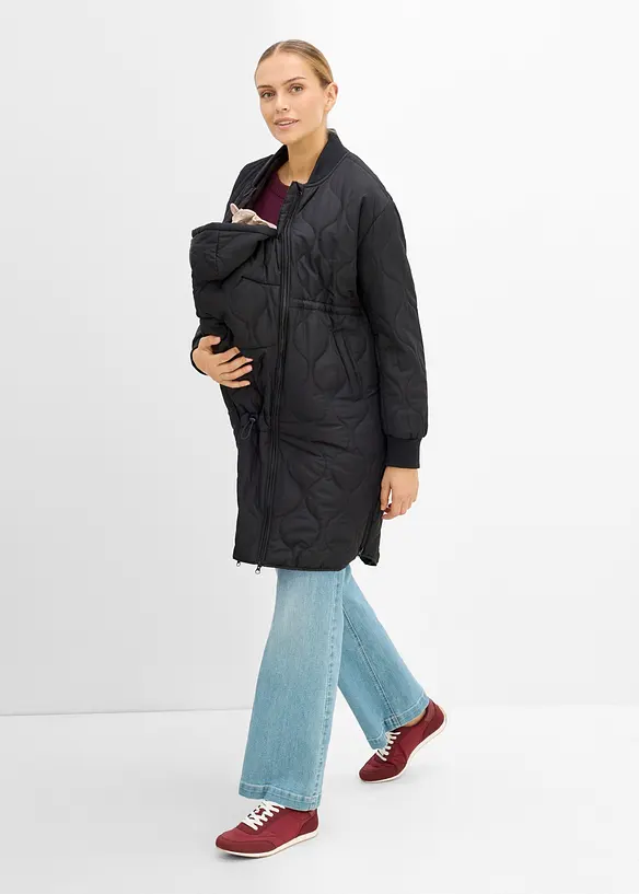 Giubbotto pr&eacute;maman leggero 3 in 1 con inserto babywearing, bonprix