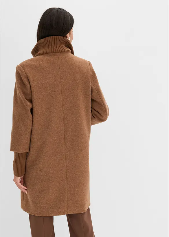 Cappotto corto in simil lana, bonprix