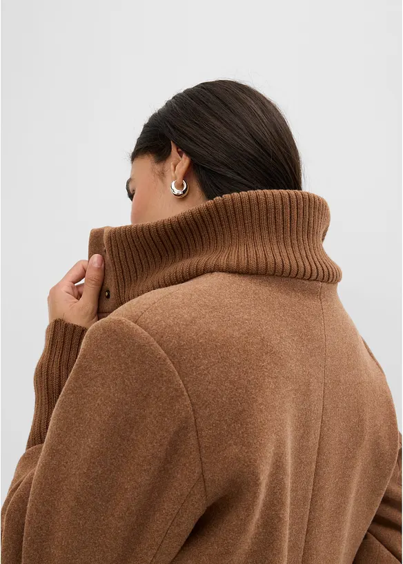 Cappotto corto in simil lana, bonprix