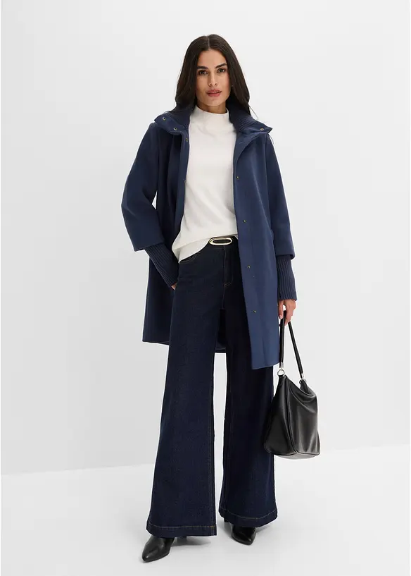Cappotto corto in simil lana, bonprix