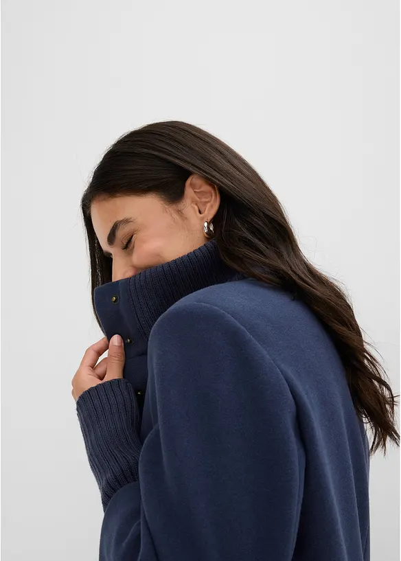 Cappotto corto in simil lana, bonprix