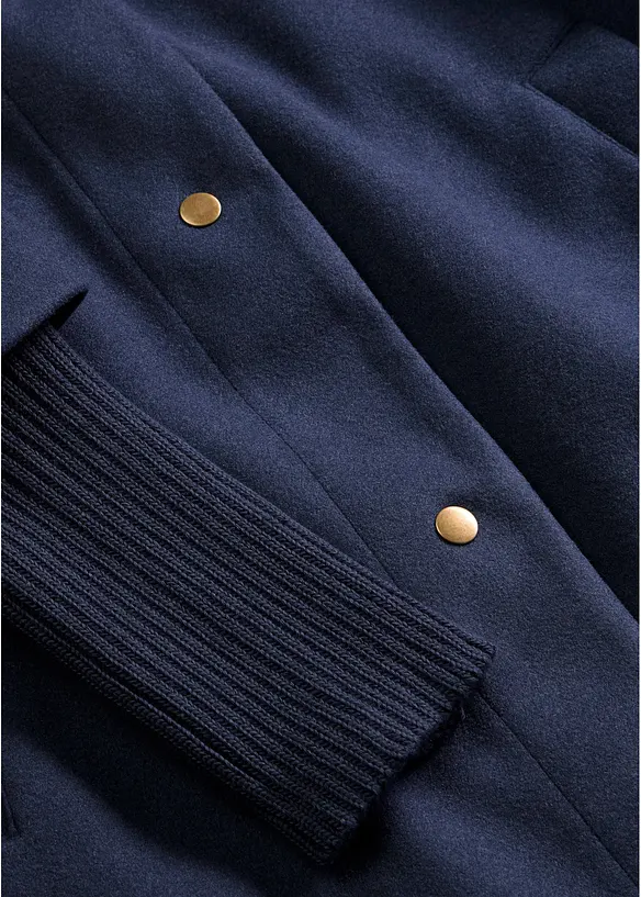 Cappotto corto in simil lana, bonprix