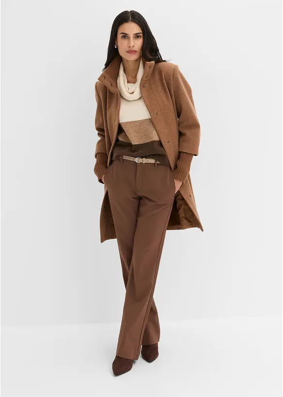 Cappotto corto in simil lana, bonprix