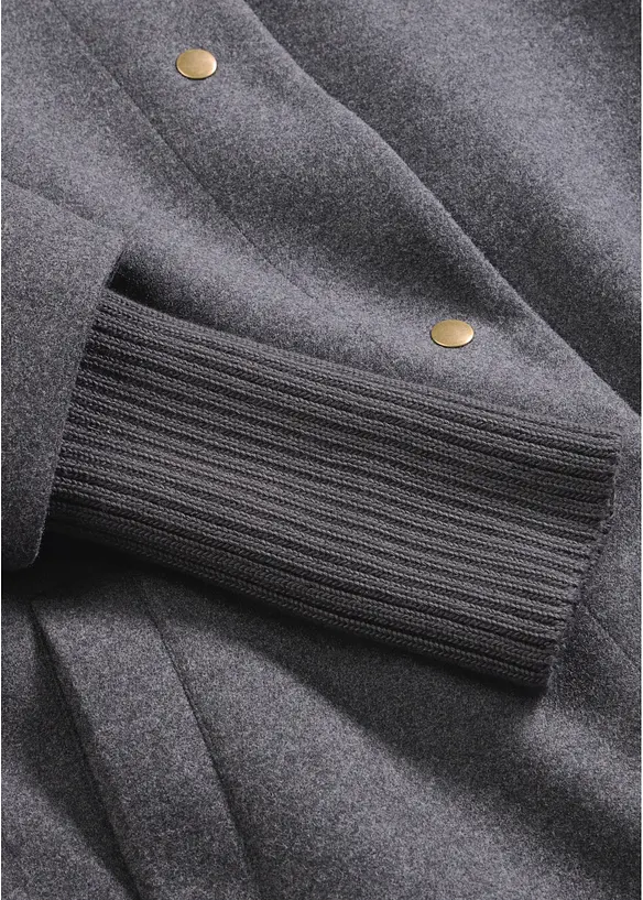Cappotto corto in simil lana, bonprix