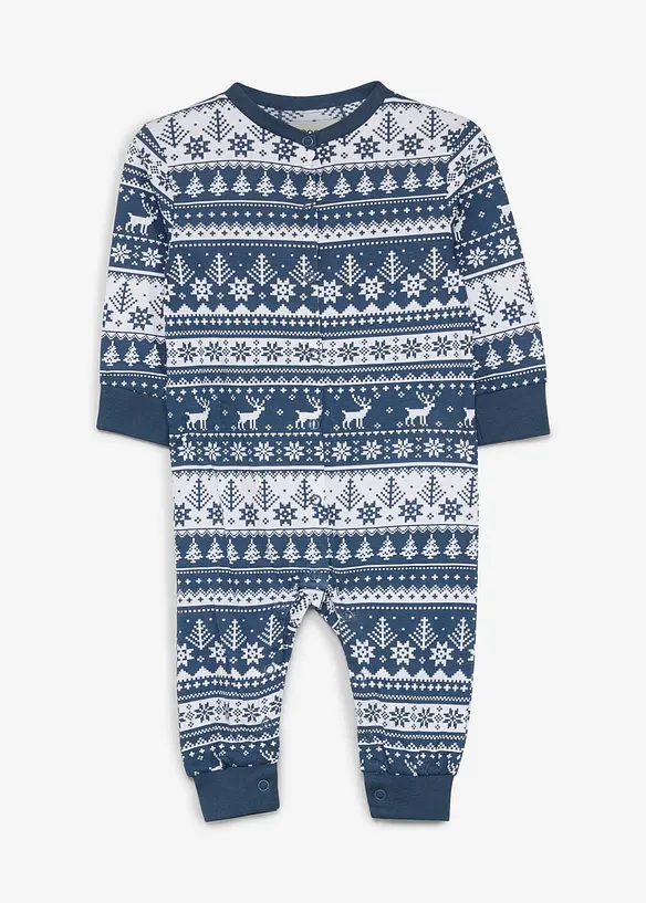 Tutina da neonato comoda in puro cotone biologico, bonprix