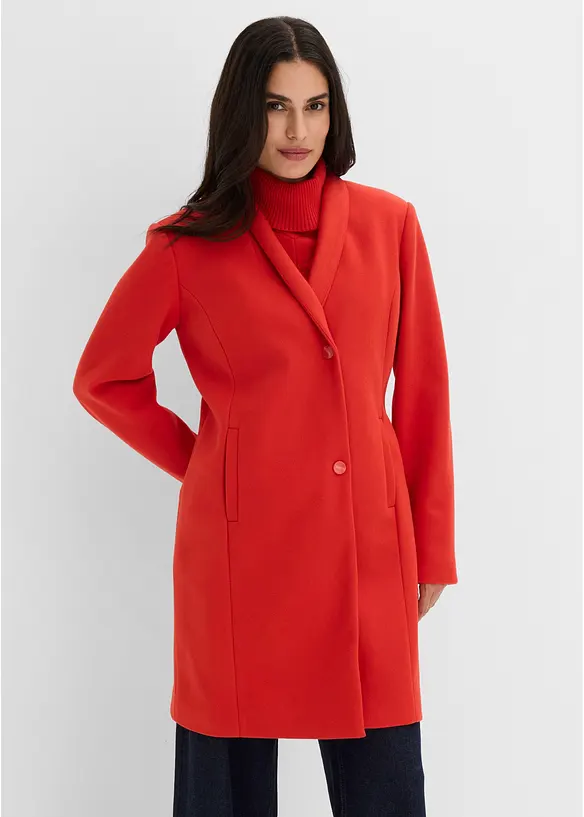 Cappotto corto in simil lana, bonprix