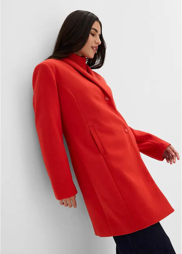 Cappotto corto in simil lana, bonprix