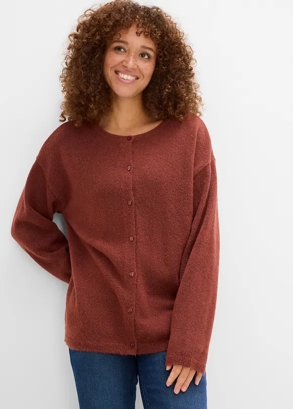 Cardigan in filato fine, bonprix
