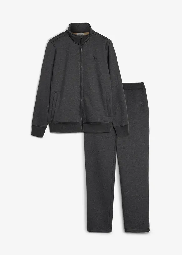 Tuta sportiva termica con morbida fodera in pile teddy, bonprix