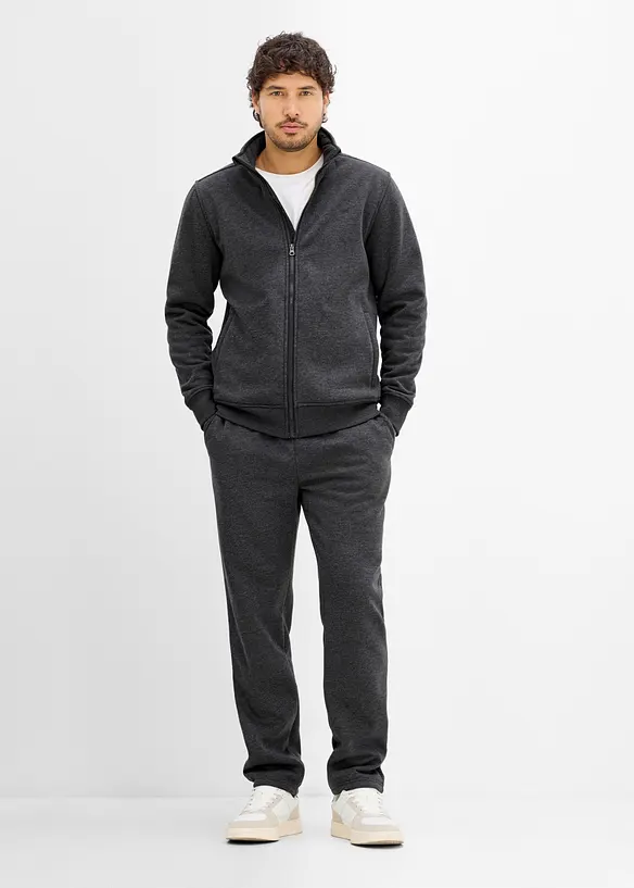 Tuta sportiva termica con morbida fodera in pile teddy, bonprix