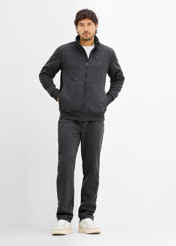 Tuta sportiva termica con morbida fodera in pile teddy, bonprix