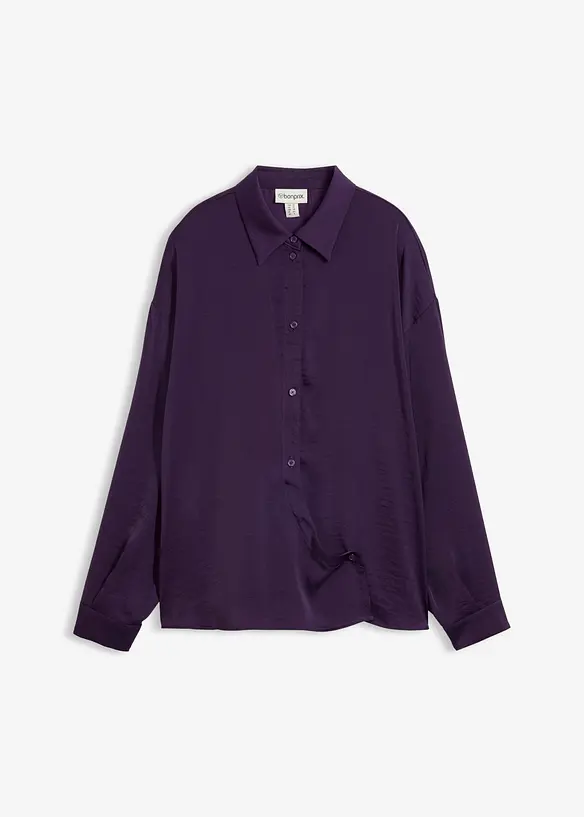 Camicia in satin fluido, bonprix