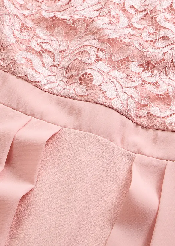 Abito lungo con pizzo, bonprix