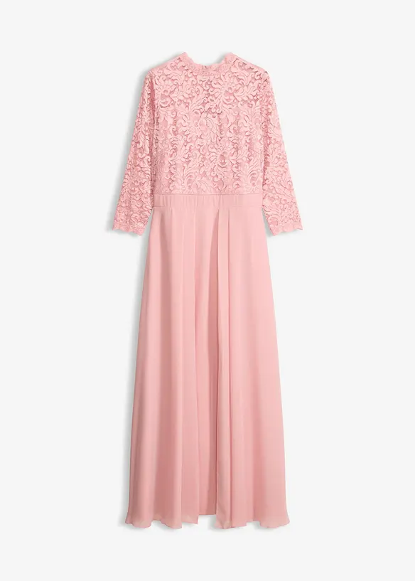 Abito lungo con pizzo, bonprix