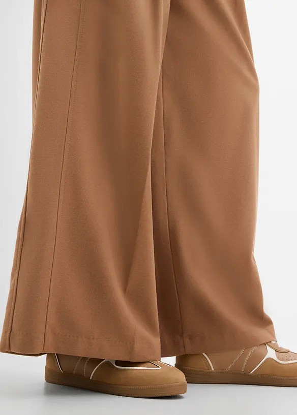 Pantaloni con fibbie ai lati in misto viscosa, bonprix