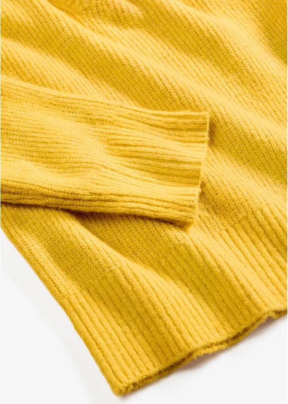 Maglione oversize con scollo a V, bonprix