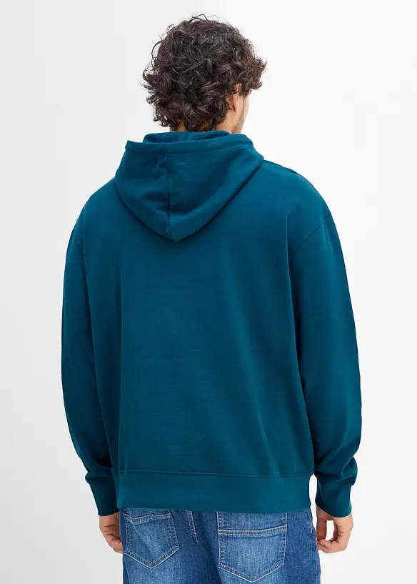 Felpa con cappuccio, loose fit, bonprix