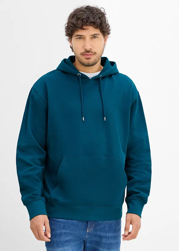 Felpa con cappuccio, loose fit, bonprix