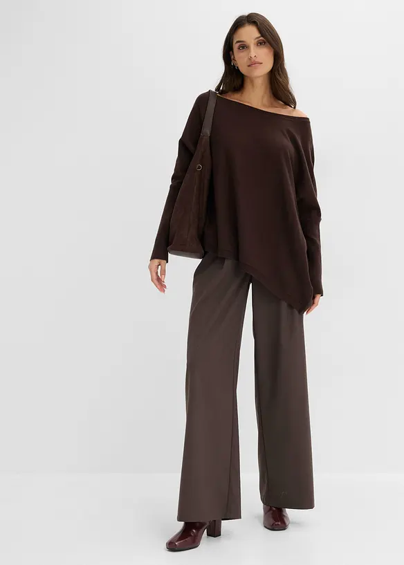 Maglione in filato fine di misto viscosa, bonprix