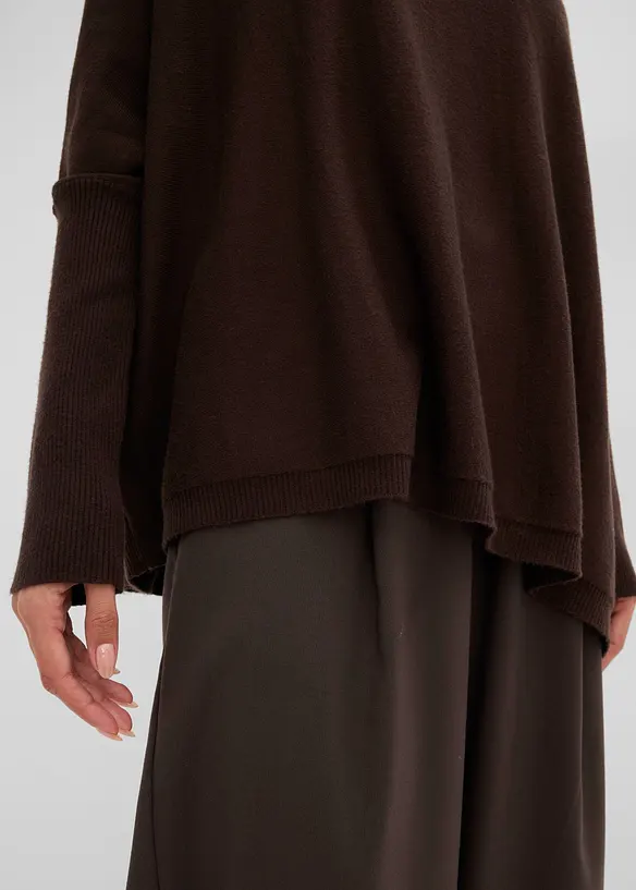 Maglione in filato fine di misto viscosa, bonprix