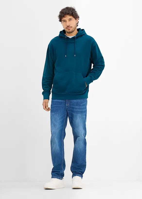 Felpa con cappuccio, loose fit, bonprix