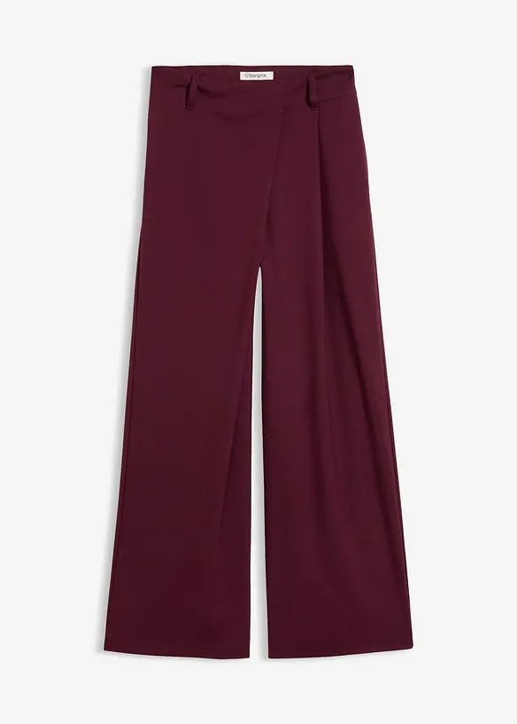 Pantaloni larghi in misto viscosa fluido, bonprix