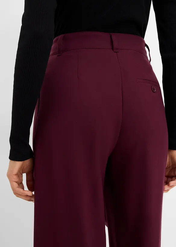 Pantaloni larghi in misto viscosa fluido, bonprix
