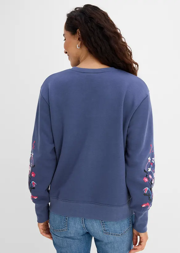 Felpa in misto cotone, bonprix