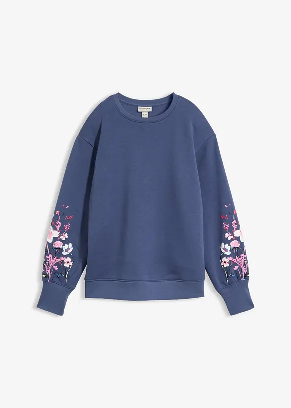 Felpa in misto cotone, bonprix