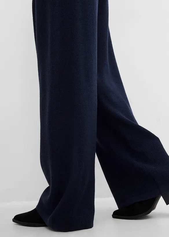 Pantaloni in filato fine, bonprix