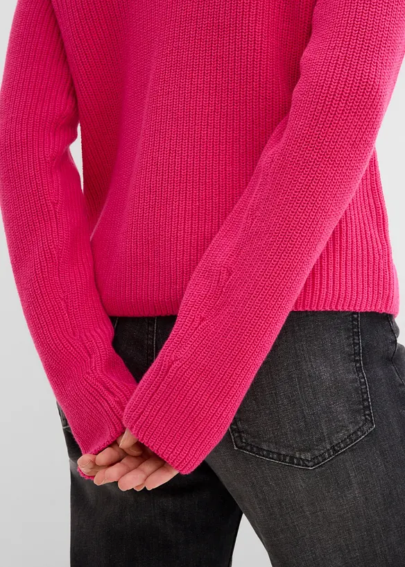 Maglione oversize in filato fine, bonprix