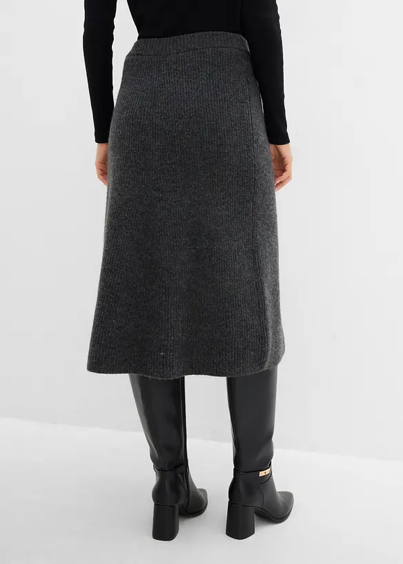 Gonna midi in maglia, bonprix
