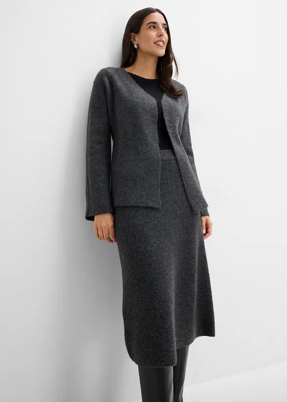 Gonna midi in maglia, bonprix