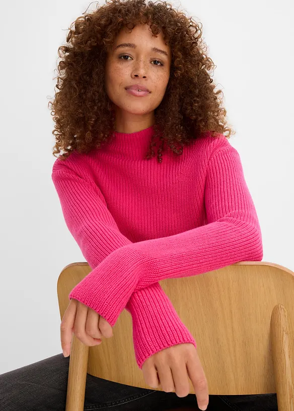 Maglione oversize in filato fine, bonprix