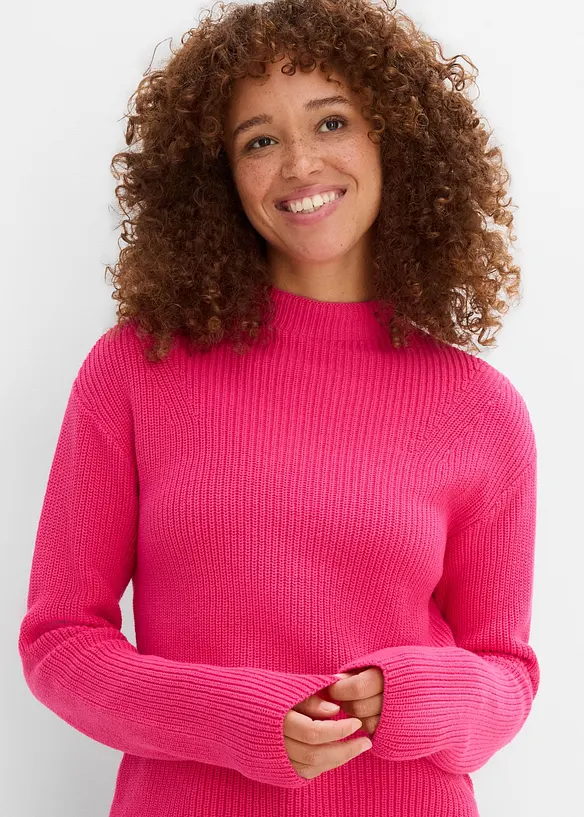 Maglione oversize in filato fine, bonprix