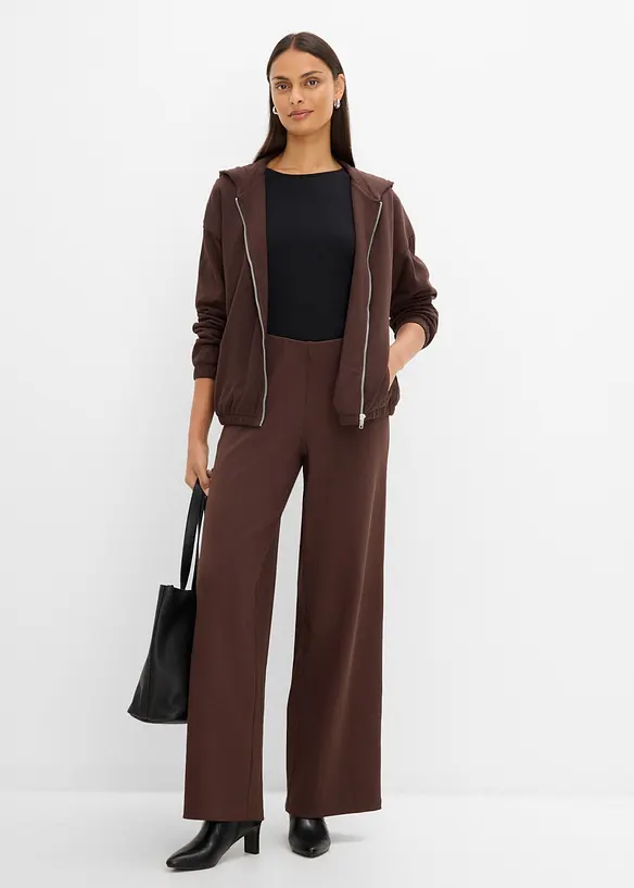 Pantaloni a coste in misto cotone biologico, bonprix
