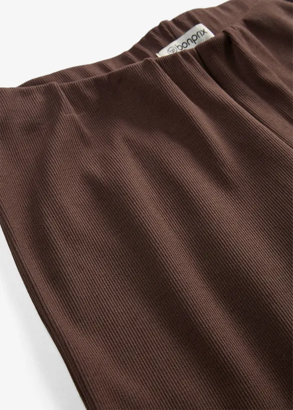 Pantaloni a coste in misto cotone biologico, bonprix