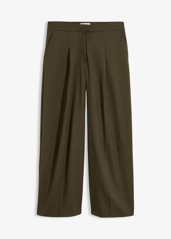 Pantaloni barrel in misto viscosa, bonprix