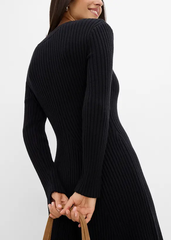 Miniabito in morbida maglia misto viscosa, bonprix