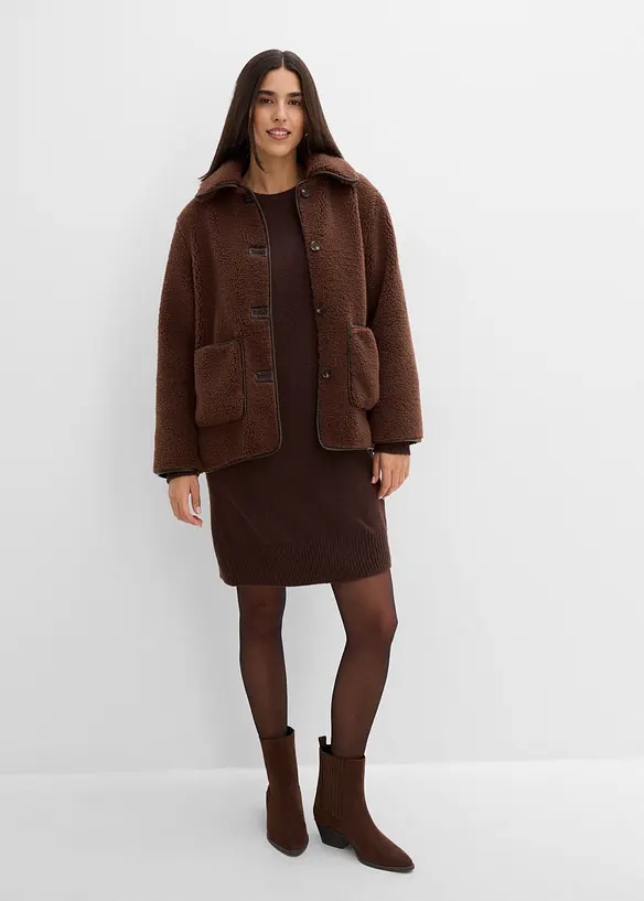 Abito corto in maglia, bonprix