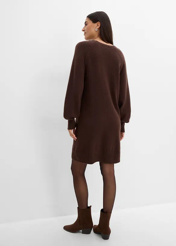 Abito corto in maglia, bonprix