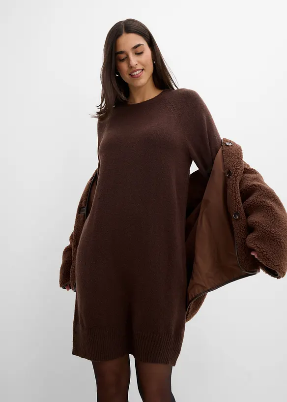 Abito corto in maglia, bonprix