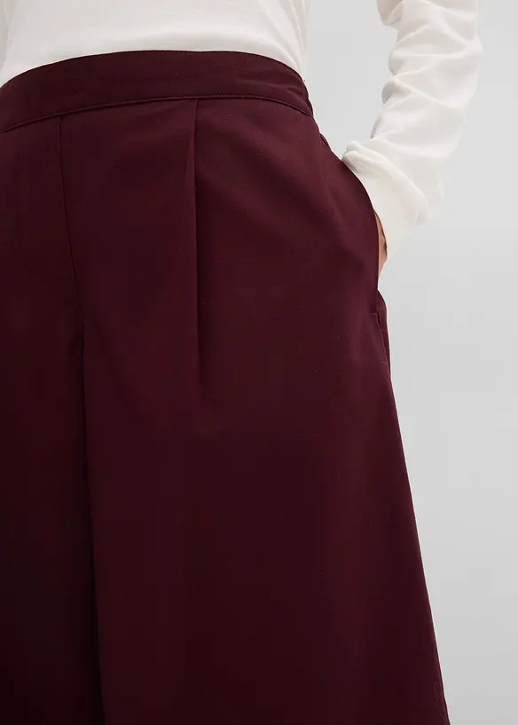 Pantaloni a palazzo in misto viscosa, bonprix