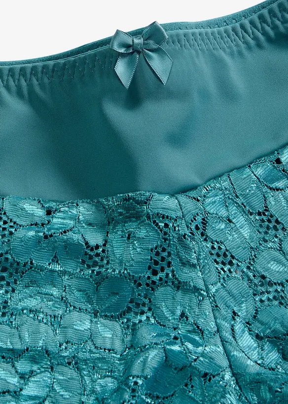 Culotte a vita alta con pizzo, bonprix