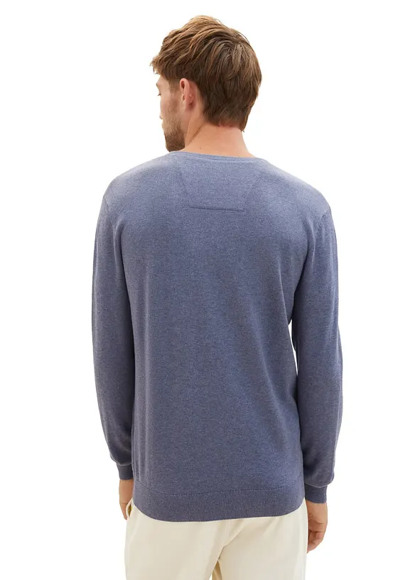 Maglione Tom Tailor in filato fine di puro cotone, Tom Tailor