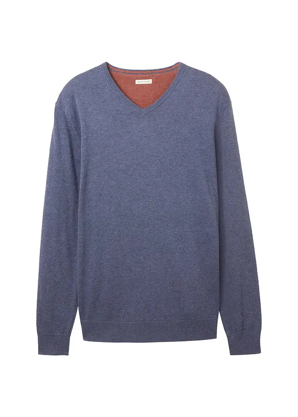 Maglione Tom Tailor in filato fine di puro cotone, Tom Tailor