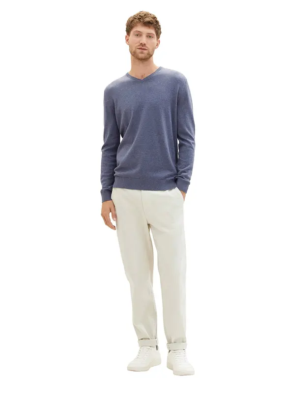 Maglione Tom Tailor in filato fine di puro cotone, Tom Tailor